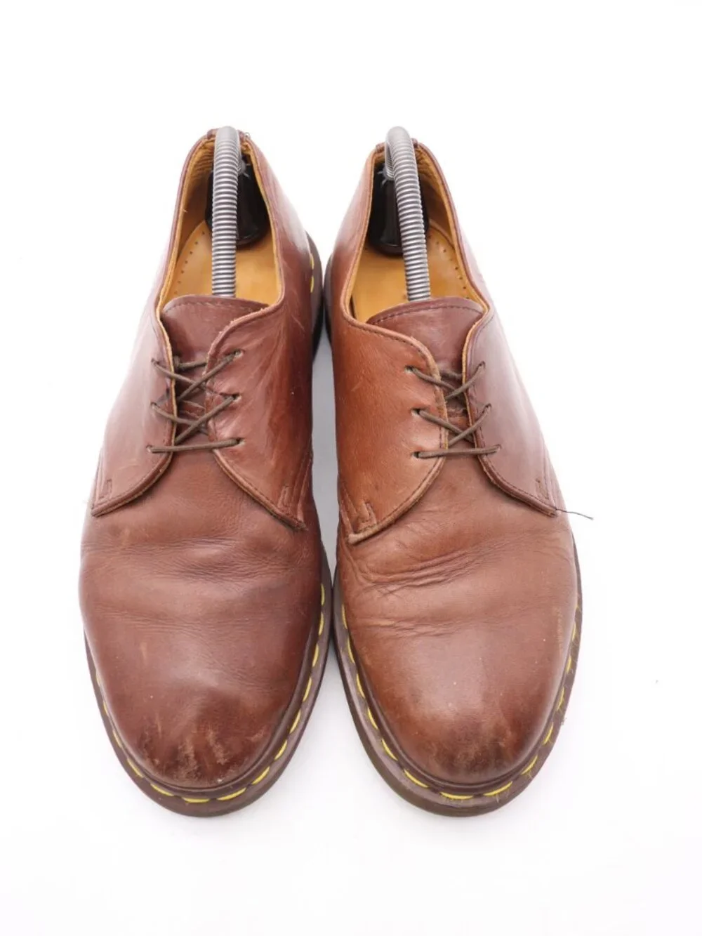 Doc Dr. Martens 1461 Men’s US 9 UK 8 Brown Leather 3 Eye Derby Oxford England